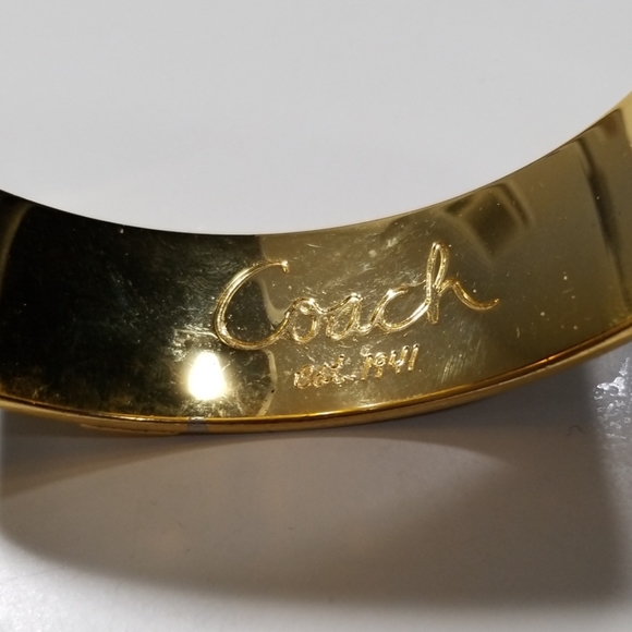 Black and gold coach bangle - Picture 2 of 3